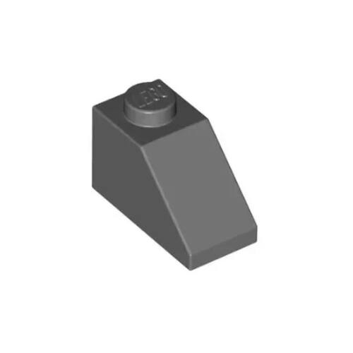 乐高/LEGO零件 4211135 3040 6270 深灰色 1x2 斜坡面砖 35281