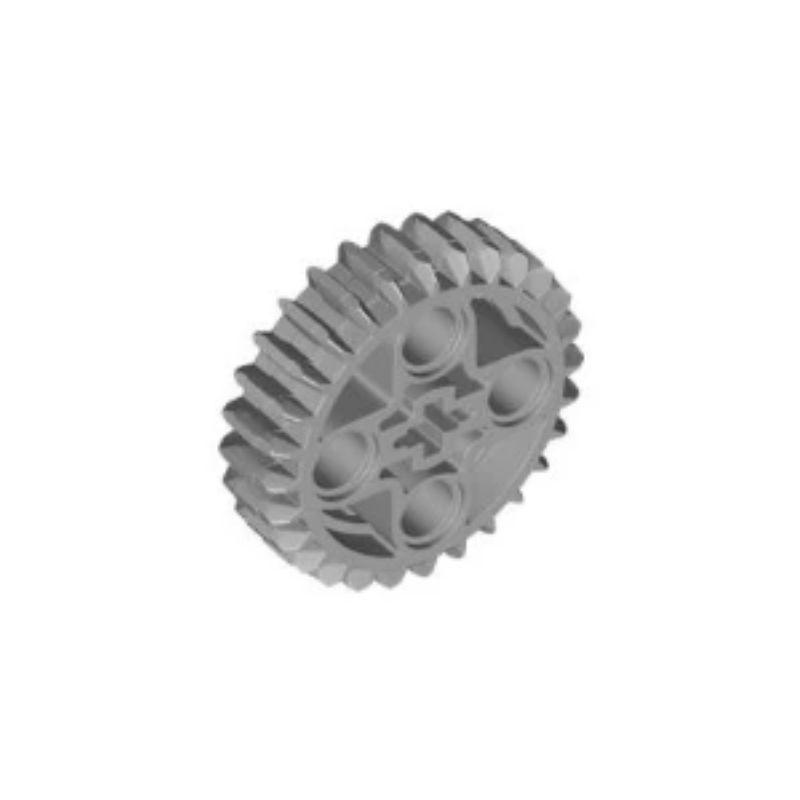 LEGO/乐高积木零件 6259270 46372 浅灰色 28齿齿轮 SPIKE配件