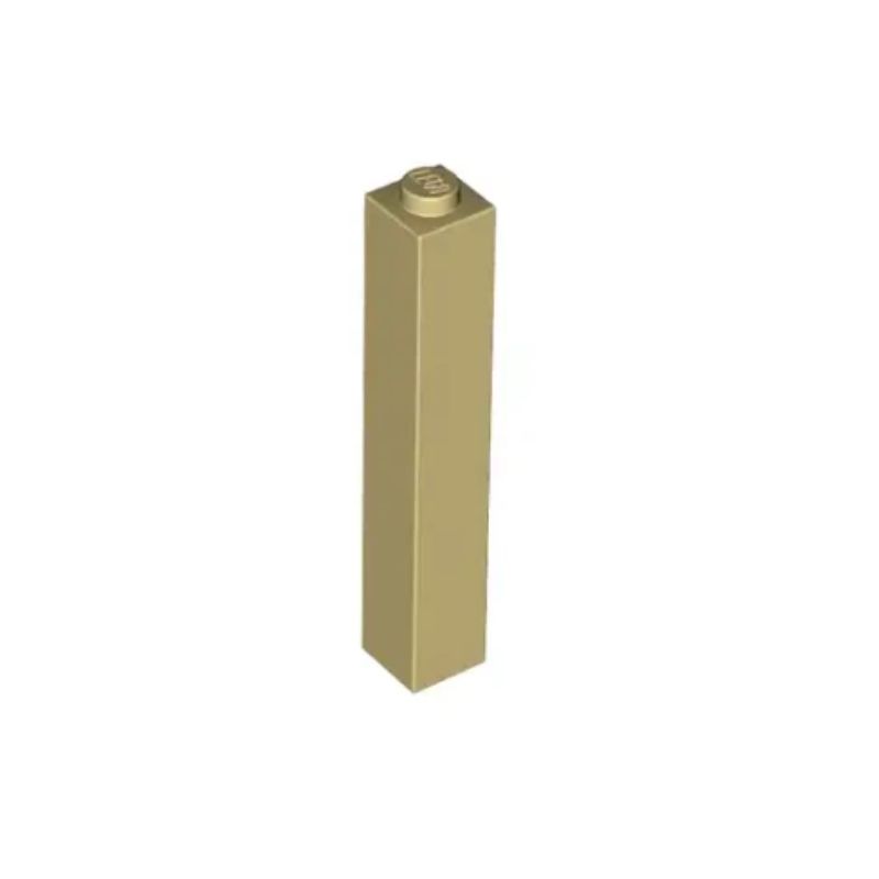乐高/LEGO积木零件 4112980 2453 米色 1x1x5 支柱墙壁砖
