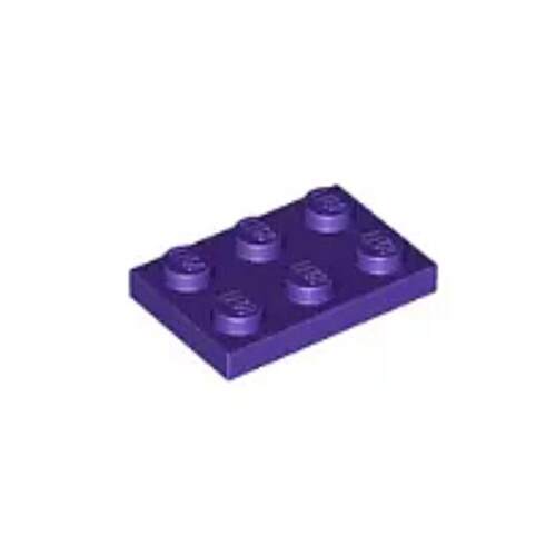 乐高/LEGO积木零件 4225142 3021 深紫色 2x3 基础板