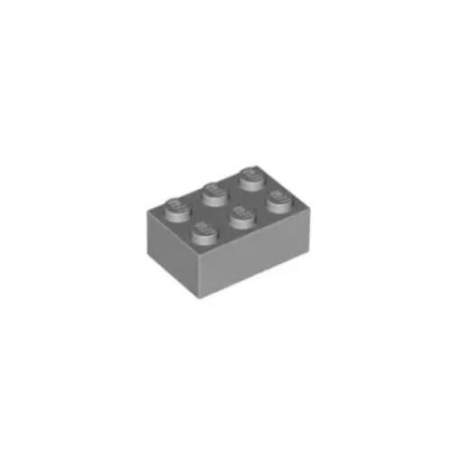 乐高/LEGO积木零配件 4211386 3002 浅灰色 2x3 基础砖
