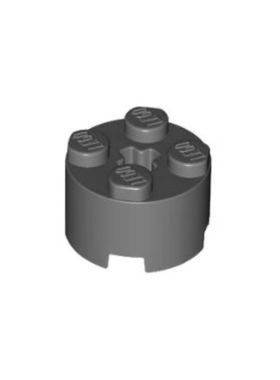 乐高/LEGO积木零配件 4249139 6143 3941 6116 深灰色 2x2 圆柱砖