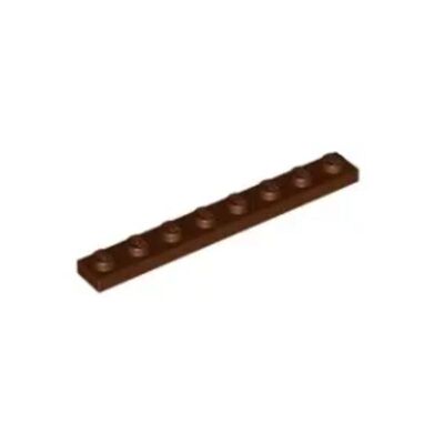 乐高/LEGO积木零配件 4216945 3460 棕色 1x8 基础板