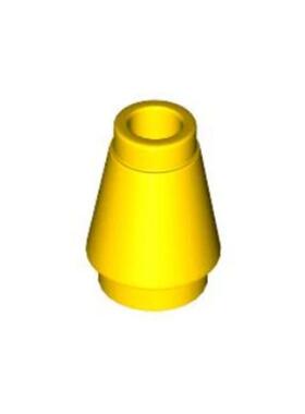 乐高/LEGO积木零件 4525464 4589 59900 15551 黄色 1x1 圆锥