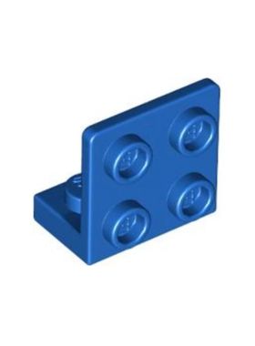 乐高LEGO积木零配件 6133720 99207 蓝色1×2-2×2 反向托架件