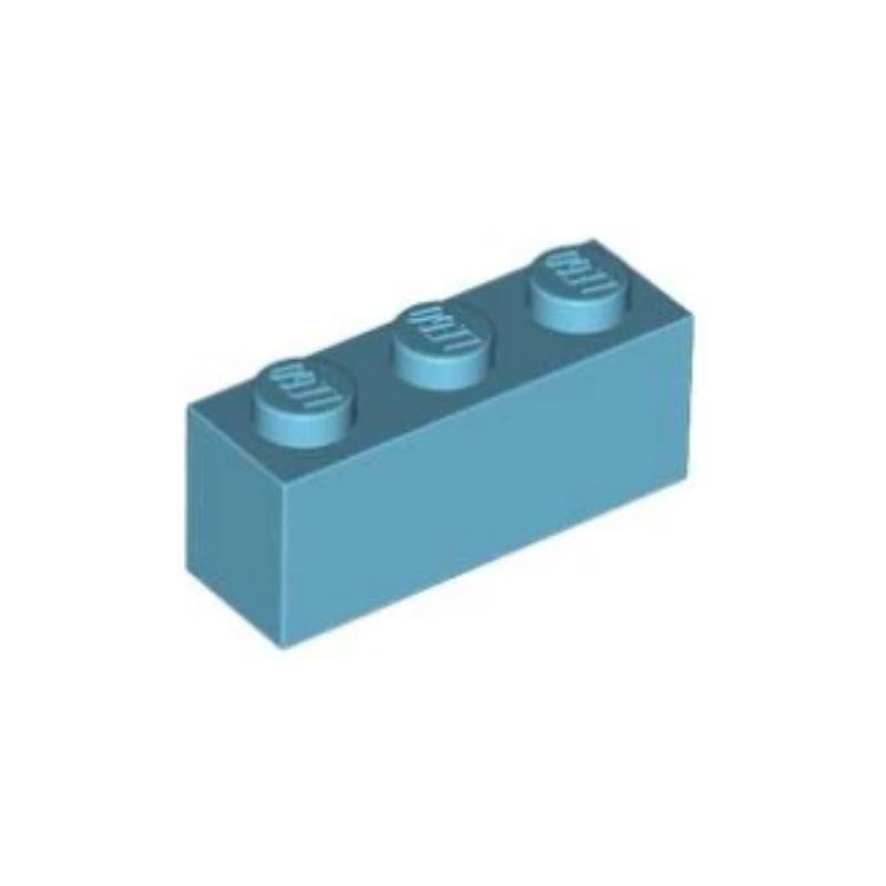 乐高/LEGO积木零件 6223734 3622 45505 中湖蓝色 1x3 基础砖