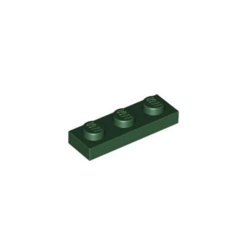 乐高/LEGO积木零配件 6013975 3623 深绿色 1x3 基础板