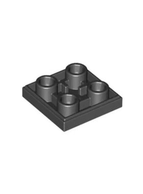 乐高/LEGO积木零配件 6013867 11203 黑色 2x2 反向光面板