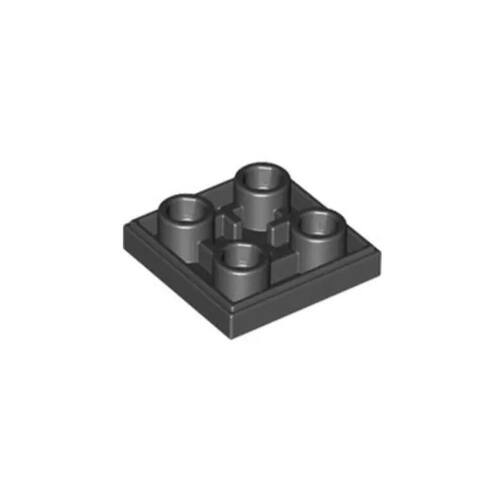 乐高/LEGO积木零配件 6013867 11203 黑色 2x2 反向光面板