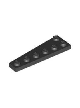 乐高/LEGO积木零件 6344428 78444 黑色 6x2 右侧楔形板