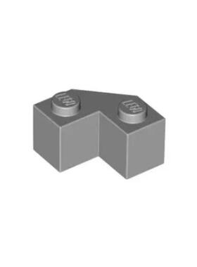 乐高/LEGO积木零件 4651063 87620 浅灰色 2×2多面楔形砖