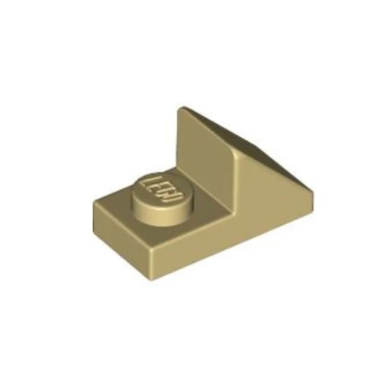 乐高/LEGO零件 6069165 15672 92946 米色 1x2 斜坡面板4624988