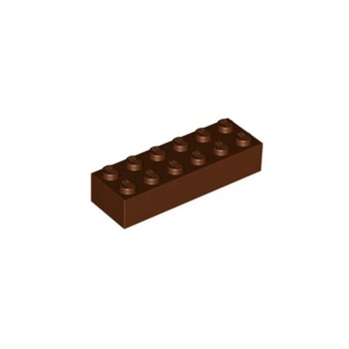 乐高/LEGO积木零件 4216615 2456 44237 4286200 棕色 2x6 基础砖