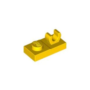 乐高/LEGO 6360077 44861 92280 6171814 黄色 1x2顶部带夹口板