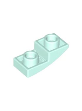 乐高/LEGO零件 6336530 24201 6138663 水光绿色 1x2 反向弧形件