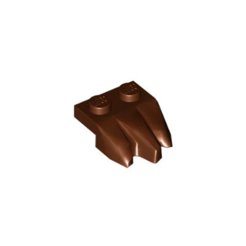 乐高/LEGO积木配件 6251403 27261 红棕色1x2特殊板 动物脚爪岩石