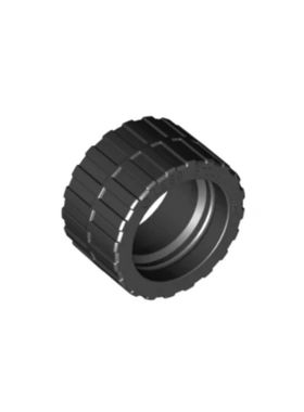 乐高/LEGO零件 6132299 89201 24341 4639695 黑色 24x14mm车轮胎