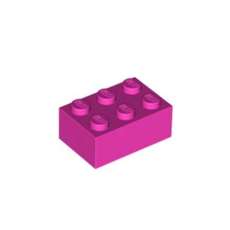 乐高LEGO零件 6143708 3002 深粉红色 2x3基础砖 4227937 4497169