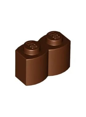 乐高/LEGO积木零件 4211180 30136 红棕色 1x2 栅栏砖