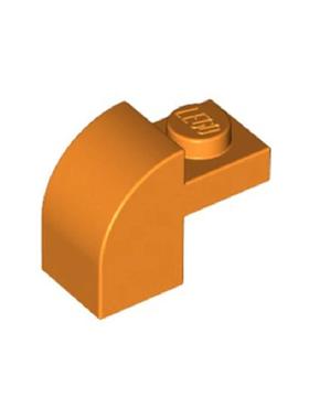 乐高/LEGO零件 6112356 32807 橙色 1x2 弧形砖 6091 6411362