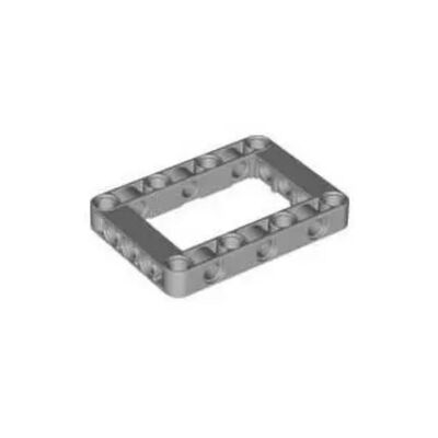 LEGO乐高积木 4539880 64179 浅灰色 5x7带孔框架 全新科技配件