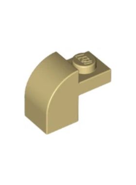 乐高/LEGO 4273526 32807 6091 6411329 4273526 米色 1x2 弧形砖