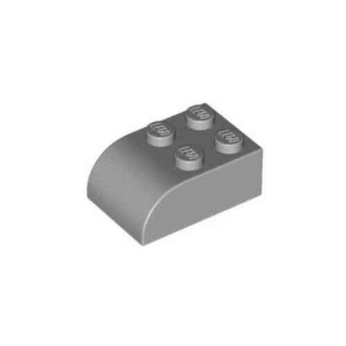 乐高/LEGO积木零件 4217918 6215 06215 浅灰色 2x3 弧形砖