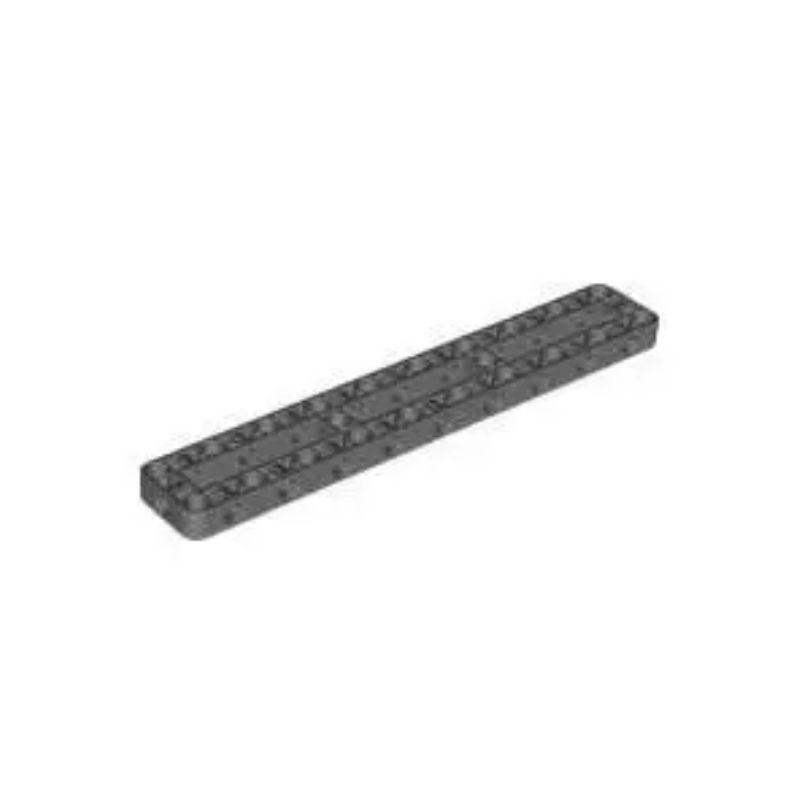 乐高/LEGO积木零配件 6396964 67491 深灰色 3x19 带孔臂架框科技图片