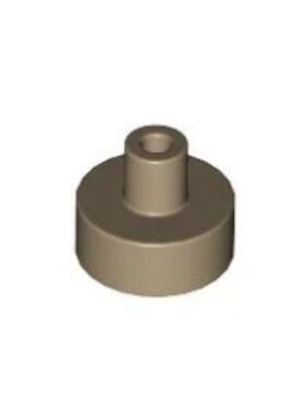 乐高/LEGO 6300320 20482 31561 深米色 1x1 顶部空心柱圆形板
