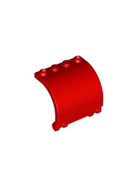 乐高LEGO积木零配件 6351573 18910 红色 3x4x3弧形壁板