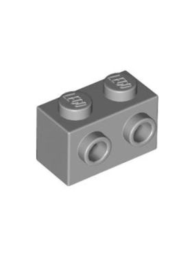 乐高/LEGO积木零配件 6015344 11211 浅灰色 1x2 单侧带凸砖