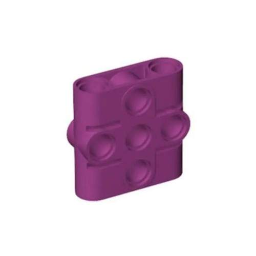 乐高/LEGO积木零配件 6252656 39793 酒红色 3x3 孔臂 拴连接