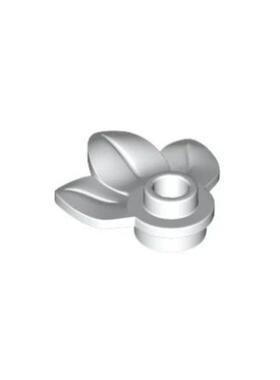 乐高/LEGO积木零件 6382783 32607 白色 1x1 带三叶片花 植物