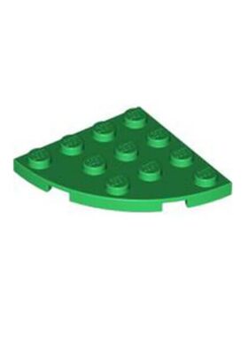 乐高/LEGO积木零件 6038682 30565 绿色 4x4 圆角板 4629681