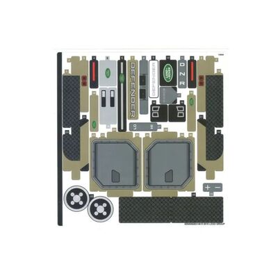 LEGO/乐高积木零件 科技系列 42110 路虎卫士 全新原装贴纸