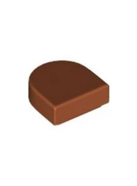 乐高/LEGO零件 6359273 24246 35399 深橙色 1X1 半圆光面板