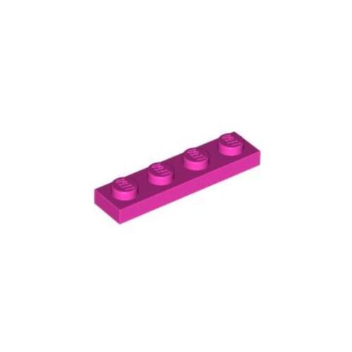 乐高/LEGO积木零件 6161222 3710 深粉红色 1x4 基础板 4颗粒板