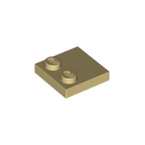 乐高/LEGO积木零件 6221467 33909 米色 2x2 边缘2颗粒板100767