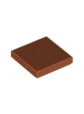 乐高/LEGO积木零配件 6186423 3068 深橙色 2x2 光面板 3068b