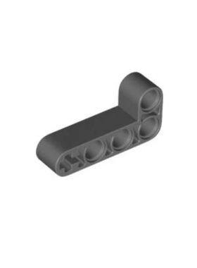 乐高LEGO积木零件 6271830 32140 42137 深灰色 2x4 孔臂 4210667