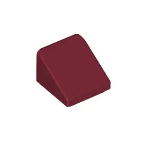 乐高/LEGO零配件 4531415 54200 50746 35338 深红色 1x1 斜坡砖