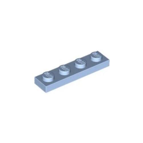乐高/LEGO 6361988 3710 6013805 4623175 亮浅蓝色 1x4 基础板