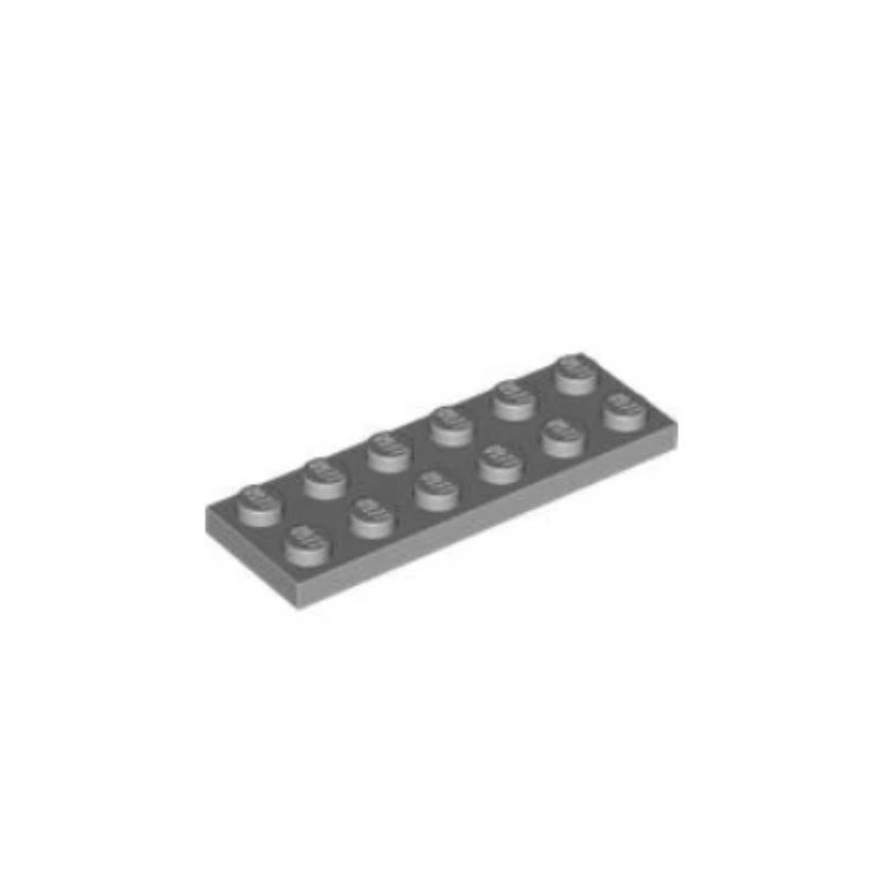 乐高/LEGO积木零件 4211452 3795 浅灰色 2x6 基础板 3795194