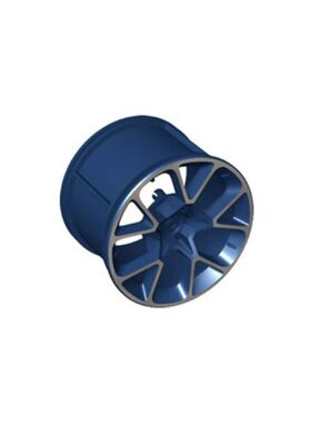 乐高/LEGO积木零件 6217976 35187 深蓝色 62.3x42mm布加迪轮毂