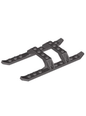 乐高/LEGO零件 6259802 30248 深灰色 起落架 飞机零配件