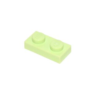 乐高/LEGO 6424046 3023 6225 28653 6099368 黄绿色 1x2 基础板