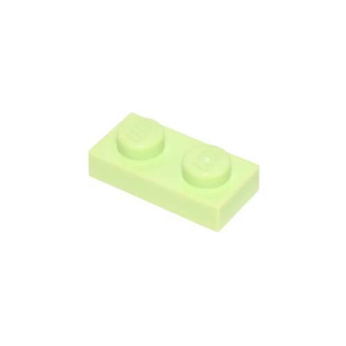 乐高/LEGO 6424046 3023 6225 28653 6099368 黄绿色 1x2 基础板