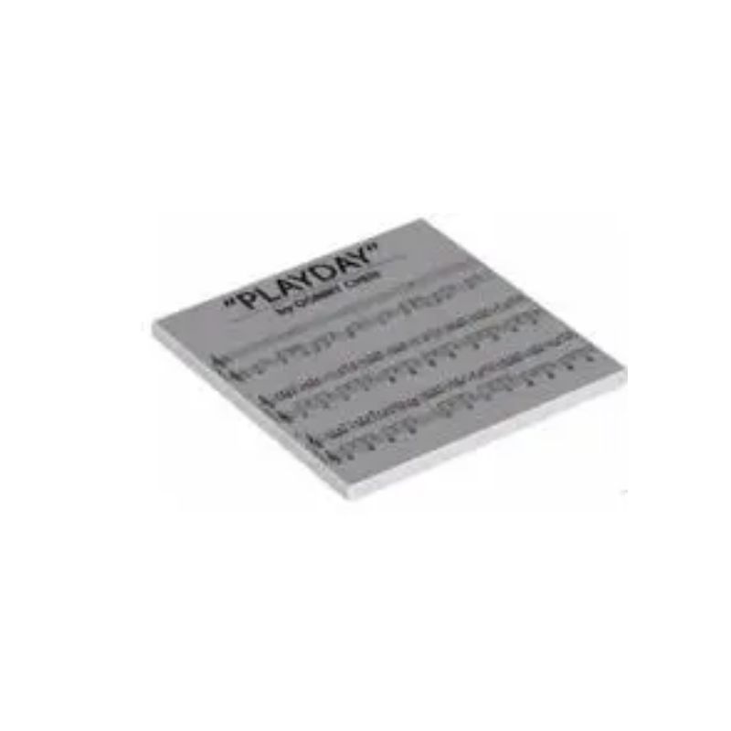 乐高LEGO 6322624 10202pb01 白色6x6光面板印刷件 21323钢琴乐谱