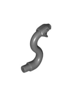 乐高/LEGO零件 28588 6234583 深灰色 蛇头及脖子部分 动物装饰件