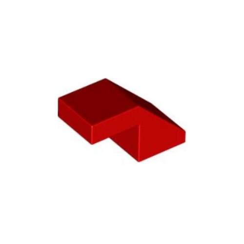 乐高/LEGO积木零配件 6275178 28192 红色 1x2 斜坡光面板砖